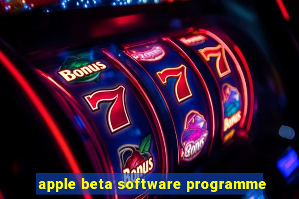 apple beta software programme